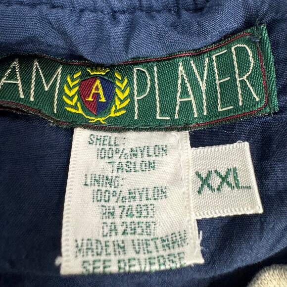 Vintage Men’s Navy Pullover Windbreaker Golf Size XXL - Picture 6 of 8